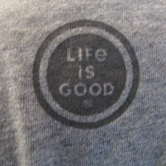 Life Is Good, Long Sleeve T-Shirt with "Ready to Bumble" on Front - Size Med - Picture 4 of 5